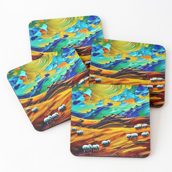 Item preview, Sheep on mountain slope designed and sold by George Hutton Hunter.
