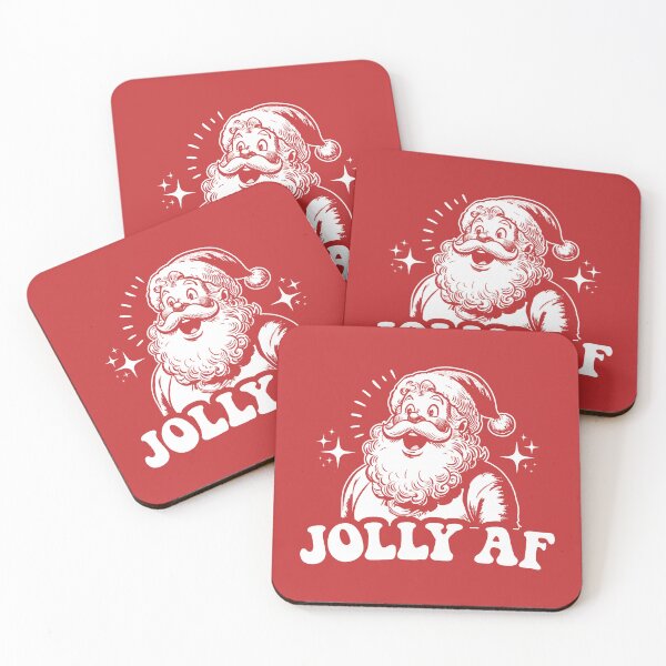 Item preview, Jolly AF - Vintage Santa Claus designed and sold by hadleyfoo.