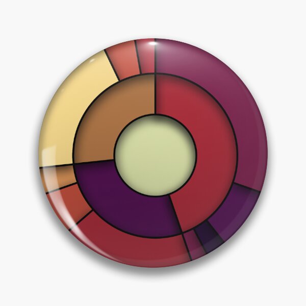 Item preview, Vibrant Overlaps: Colorful Circles in Harmony designed and sold by EnjoYarty.