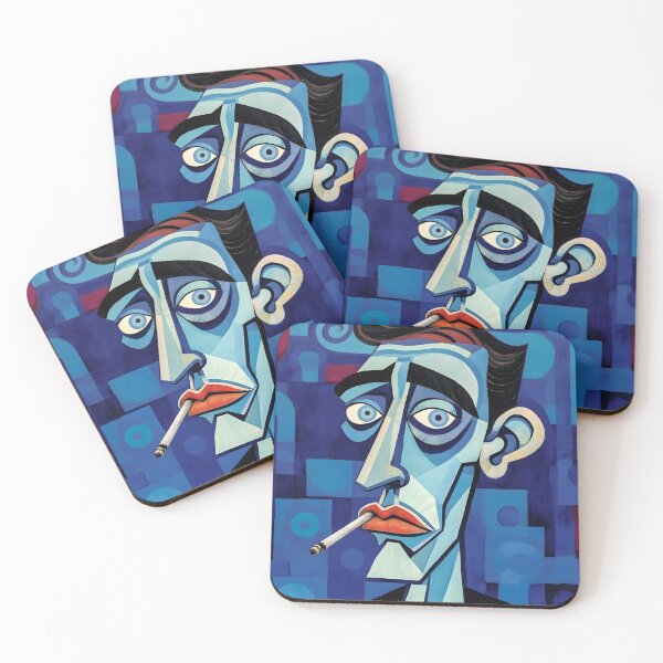 Item preview, Indigo Smoke and Mirrors - A Surrealist Psychedelic Exploration of Cigar Culture designed and sold by OlfactoART Studio.