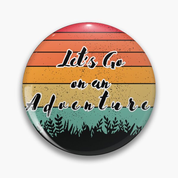 Item preview, Retro Sun Distressed- Let's Go on an Adventure designed and sold by DarlingsTees.