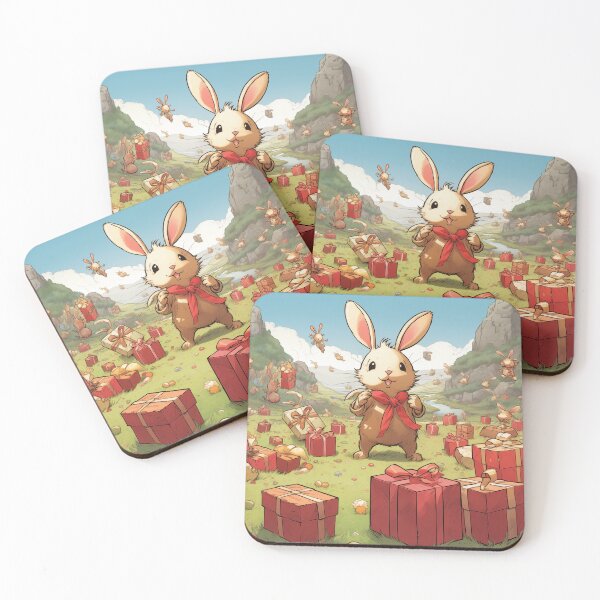 Item preview, Little rabbit with a group of gifts v.1 designed and sold by Ccjib.