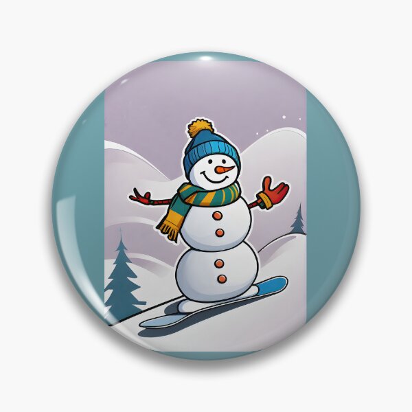 Item preview, Snowman Snowboarder #1 On Vacation - Shred the Frost  designed and sold by Artekinium.
