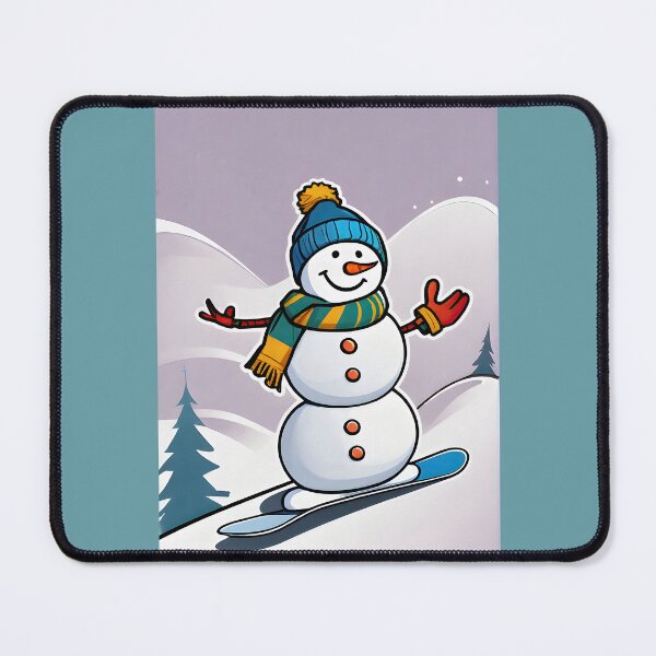 Item preview, Snowman Snowboarder #1 On Vacation - Shred the Frost  designed and sold by Artekinium.