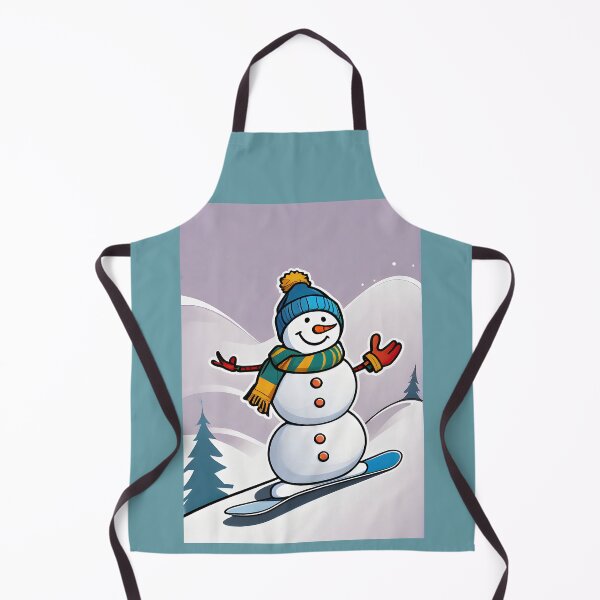 Item preview, Snowman Snowboarder #1 On Vacation - Shred the Frost designed and sold by Artekinium.