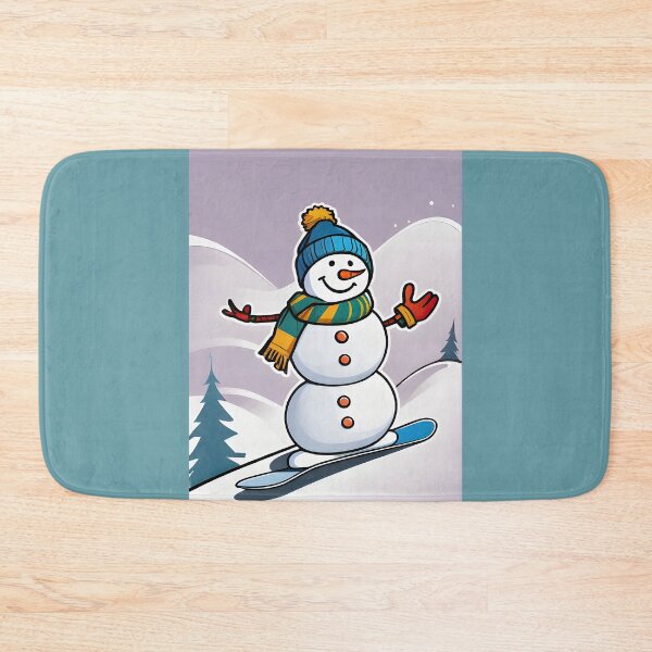 Item preview, Snowman Snowboarder #1 On Vacation - Shred the Frost  designed and sold by Artekinium.