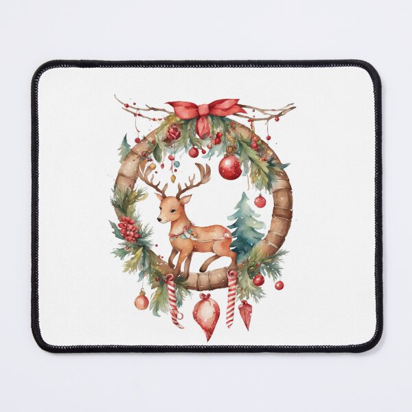 Item preview, deer christmas desing designed and sold by Wild Whiskers Studio.