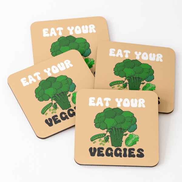 Item preview, Eat Your Veggies Broccoli and Peas designed and sold by EdytaGister.