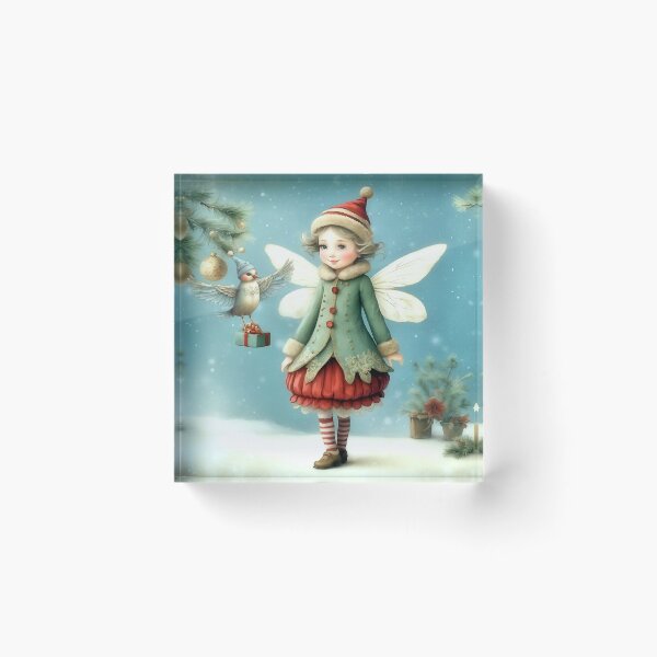 Item preview, Christmas fairy with bird designed and sold by Garrulus glandarius.