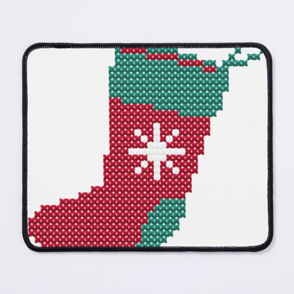 Item preview, Christmas Stocking Faux Cross Stitch  designed and sold by CraftBazaarUK.