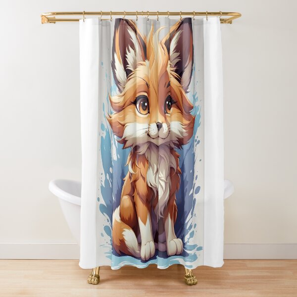 Foxy Shower Curtains for Sale