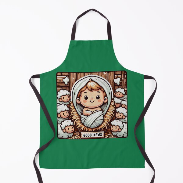 Item preview, Newborn King Jesus in the Manger Good News Baby Sheep designed and sold by plushism.