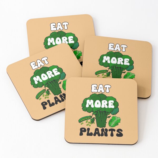 Item preview, Eat More Plants Broccoli and Peas designed and sold by EdytaGister.