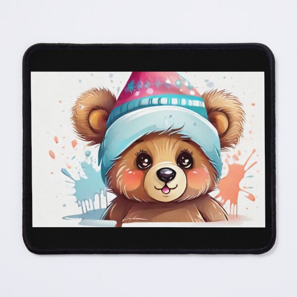 Item preview, Whimsical Winter Bear: Hat Edition designed and sold by Mechanical-Artt.