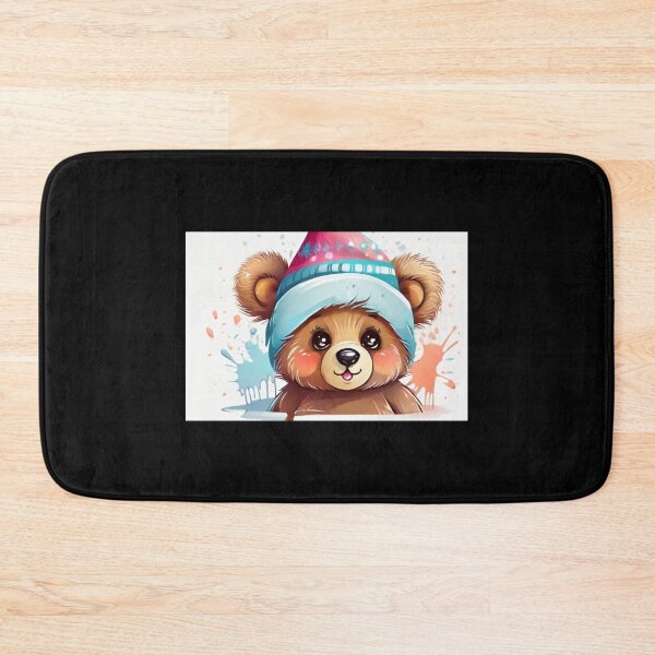 Item preview, Whimsical Winter Bear: Hat Edition designed and sold by Mechanical-Artt.