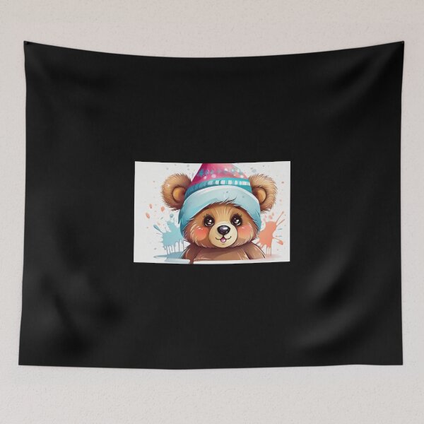 Item preview, Whimsical Winter Bear: Hat Edition designed and sold by Mechanical-Artt.