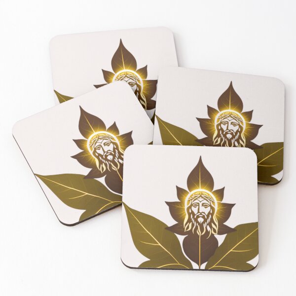 Item preview, Jesus Christ Leaf Art designed and sold by OutdoorArtistry.