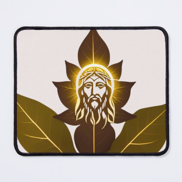 Item preview, Jesus Christ Leaf Art designed and sold by OutdoorArtistry.
