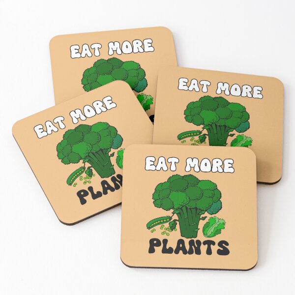 Item preview, Eat More Plants Broccoli and Peas designed and sold by EdytaGister.