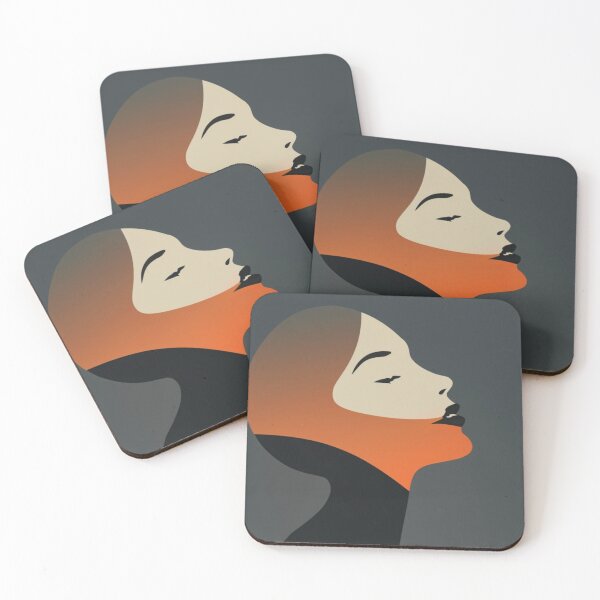 Item preview, Woman's silhouette in sunset tones designed and sold by Magico Paco.