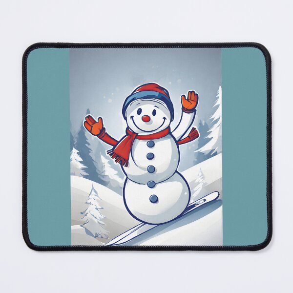 Item preview, Snowman Snowboarder #2 On Vacation - Yule Tide Carver designed and sold by Artekinium.