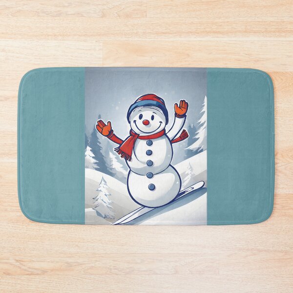 Item preview, Snowman Snowboarder #2 On Vacation -  Yule Tide Carver  designed and sold by Artekinium.