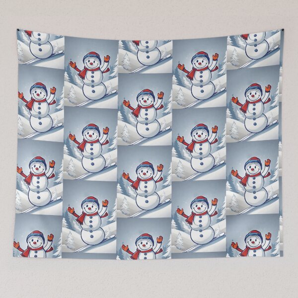 Item preview, Snowman Snowboarder #2 On Vacation -  Yule Tide Carver  designed and sold by Artekinium.