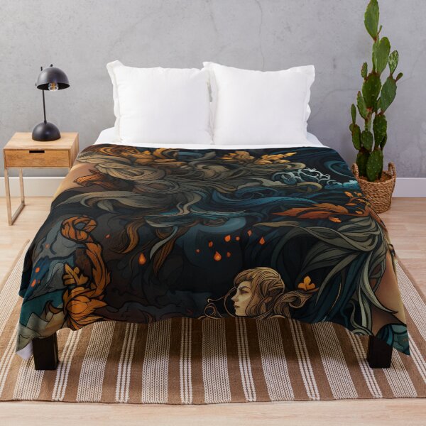 Item preview, A Nordic Saga V - Tapestry style seamless pattern designed and sold by NevernotmeUK.