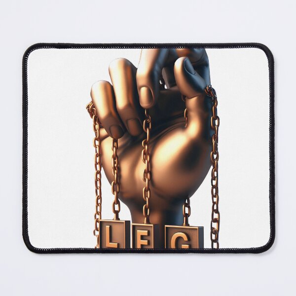 Item preview, Hand with LFG Plaques (Let's Go) designed and sold by Glariix.