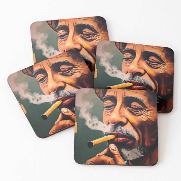 Item preview, Veils of Aromatic Bliss - Abstract Explorations of Cigar Smoke's Seductive Allure Created with Generative AI designed and sold by OlfactoART Studio.