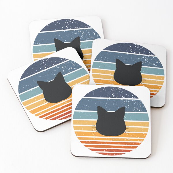 Item preview, Retro Sunset Cat Silhouette designed and sold by JPareDesign.