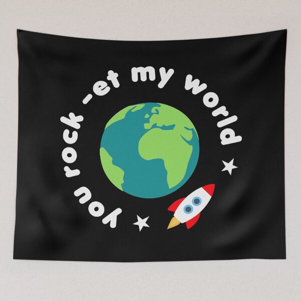 Item preview, Funny You Rock-et My World Cute Rocket Funny Puns designed and sold by wingstar.
