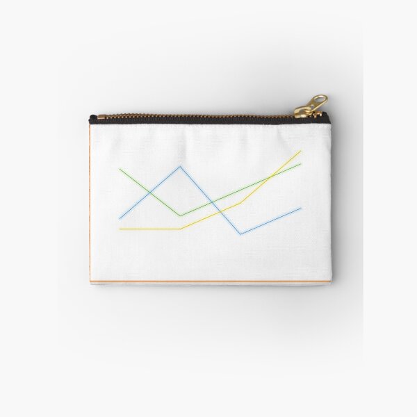 Item preview, Chromatic Insights: Triptych of Colorful Line Graphs designed and sold by EnjoYarty.