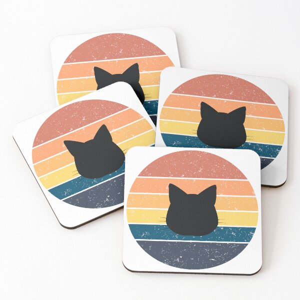 Item preview, Retro Sunset Cat Silhouette designed and sold by JPareDesign.