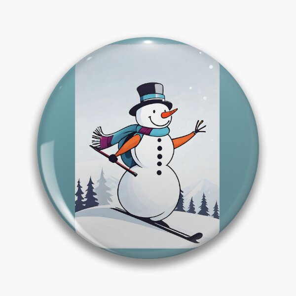 Item preview, Snowman Snowboarder #3 On Vacation -  Frosty Shore Break  designed and sold by Artekinium.