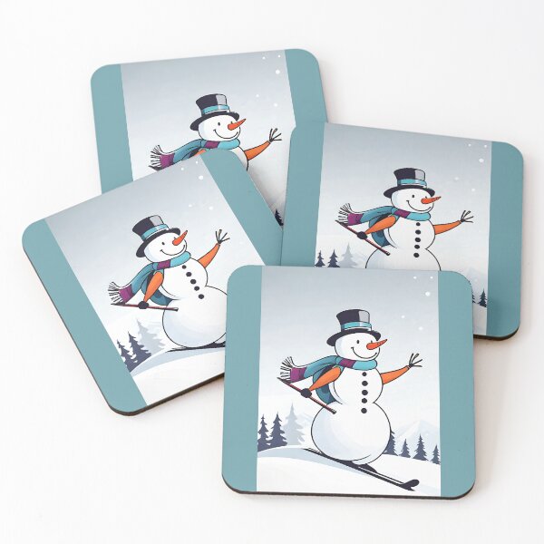 Item preview, Snowman Snowboarder #3 On Vacation -  Frosty Shore Break  designed and sold by Artekinium.
