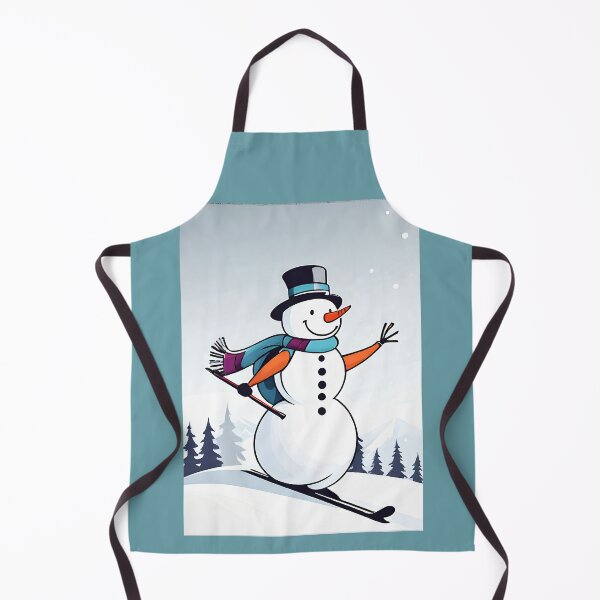 Item preview, Snowman Snowboarder #3 On Vacation - Frosty Shore Break designed and sold by Artekinium.