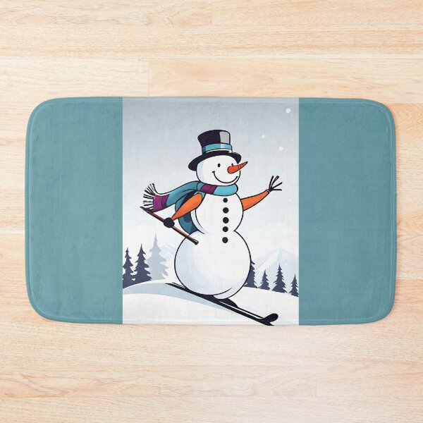 Item preview, Snowman Snowboarder #3 On Vacation -  Frosty Shore Break  designed and sold by Artekinium.