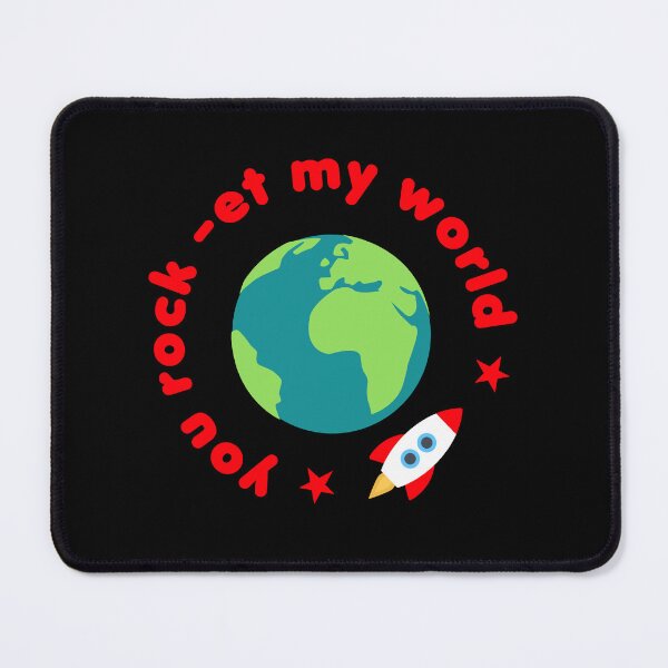 Item preview, Funny You Rock-et My World Cute Rocket Funny Puns designed and sold by wingstar.