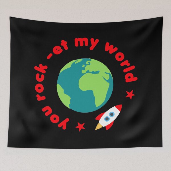 Item preview, Funny You Rock-et My World Cute Rocket Funny Puns designed and sold by wingstar.