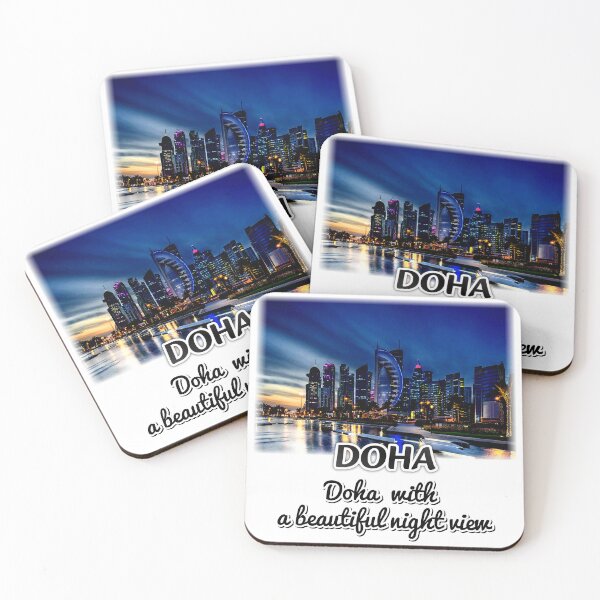 Item preview, Doha with a beautiful night view designed and sold by zzzozzo.