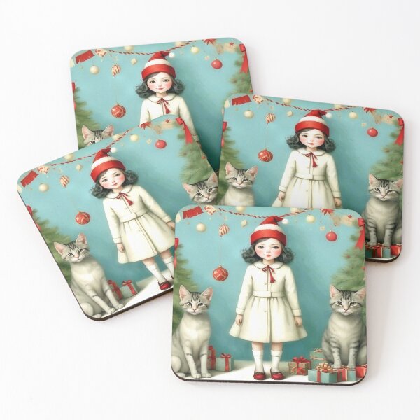 Item preview, Girl with Cats II designed and sold by Garrulus glandarius.