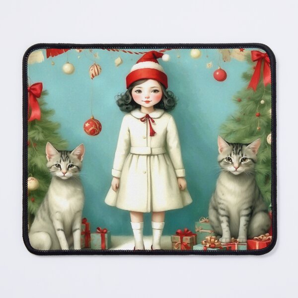 Item preview, Girl with Cats II designed and sold by Garrulus glandarius.