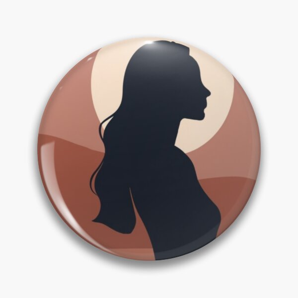 Artikelvorschau, Frauensilhouette in Sonnenuntergangstönen entworfen und verkauft von Magico Paco.