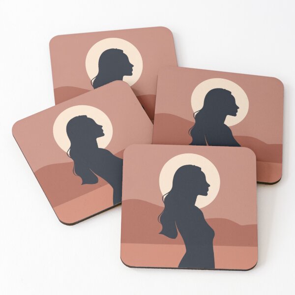 Item preview, Woman's silhouette in sunset tones designed and sold by Magico Paco.