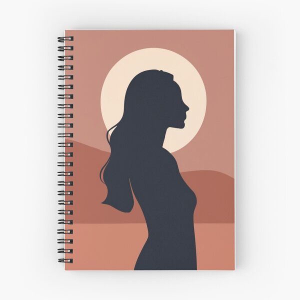 Item preview, Woman's silhouette in sunset tones designed and sold by Magico Paco.