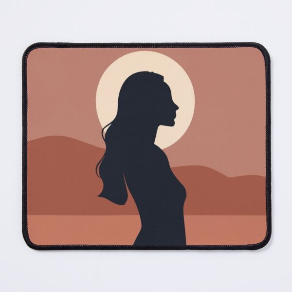 Item preview, Woman's silhouette in sunset tones designed and sold by Magico Paco.