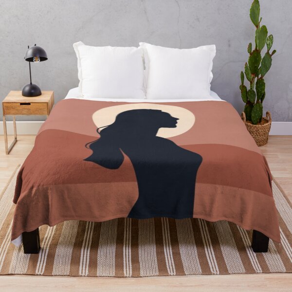 Item preview, Woman's silhouette in sunset tones designed and sold by Magico Paco.