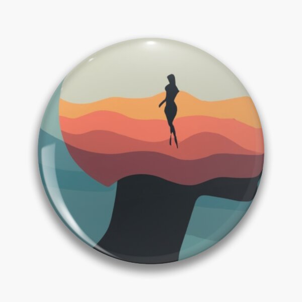 Artikelvorschau, Frauensilhouette in Sonnenuntergangstönen entworfen und verkauft von Magico Paco.