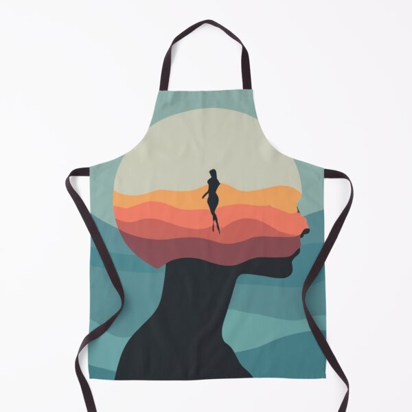 Item preview, Woman's silhouette in sunset tones designed and sold by Magico Paco.